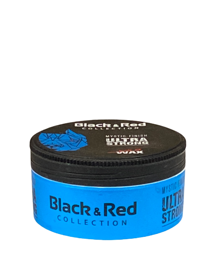 Black and Red Mystic Finish Ultra Strong Wild Wax 150 ml