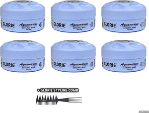 Glorie Aquamarine Styling Wax Firm Hold 6 stuks