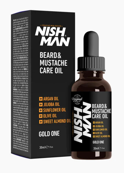 NISHMAN BEARD AND MUSTACHE CARE OIL 30ML